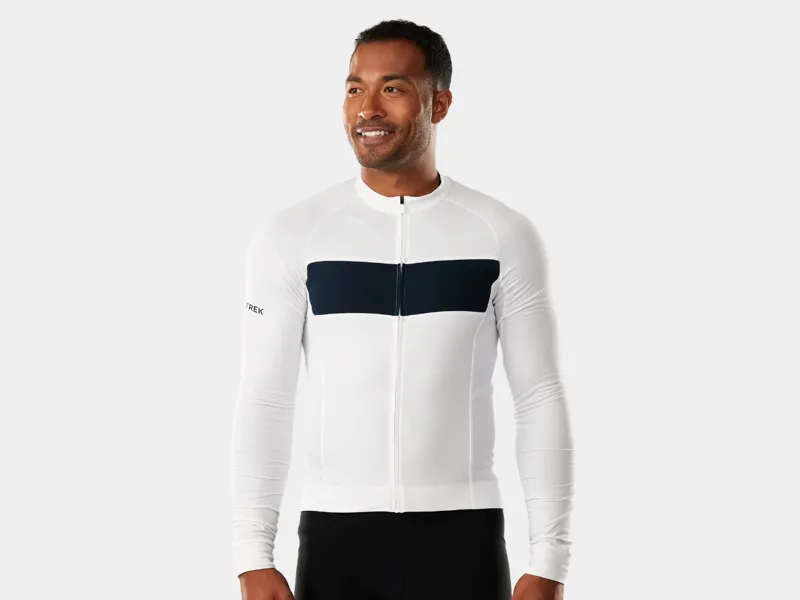 Trek Circuit LTD Long Sleeve Cycling Jersey in White